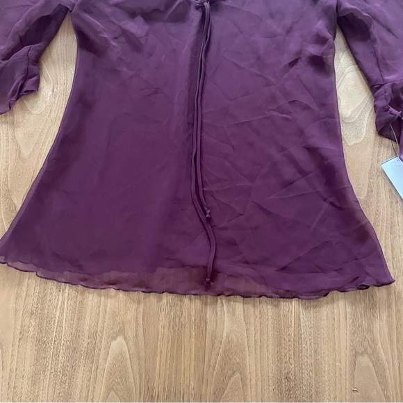 NWT Allen by ABS Sheer top size M - Picture 11 of 12